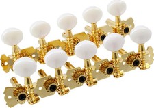 10 String 5x5 Strip Tuners for Cuatro or Bajo Quinto, Gold
