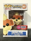Funko Pop! Pokémon - Growlithe (Flocked) 2020 Fall Convention Exclusive #597
