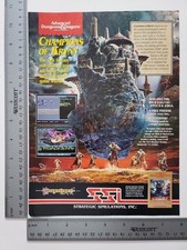 Dungeon And Dragons Vintage Computer Game Pc Commodore Print Advertisement