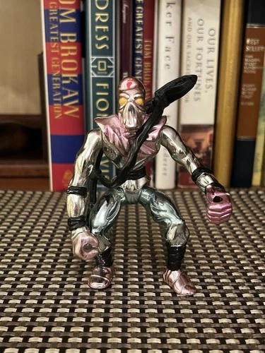Vintage TMNT Robotic Foot Soldier Teenage Mutant Ninja Turtles Chrome 1994
