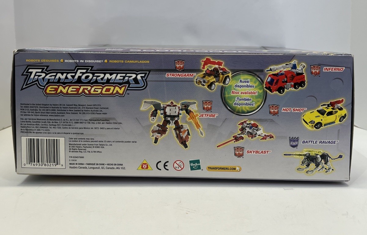 yh3  Transformers Energon Scorponok Factory 2003 Deception Hasbro