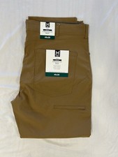 Member's Mark Men  s Denali Straight Fit Pants Size 40x30 Stretch Moccasin NWT