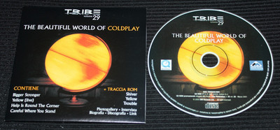 COLDPLAY - The Beautiful World of (Rare 2001 Italian Promo CD / CD-ROM)