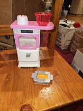 Barbie Bakery Chef Pastry Replacement Oven Kitchen w Accessories