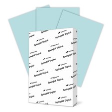Springhill 11x17 Blue Cardstock Paper, 67lb Vellum Bristol, 147gsm, 250 Sheets