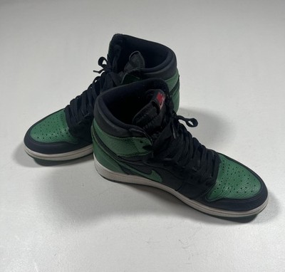Nike Air Jordan 1 Retro High OG Shoes Mens Size 9 Pine Green Black