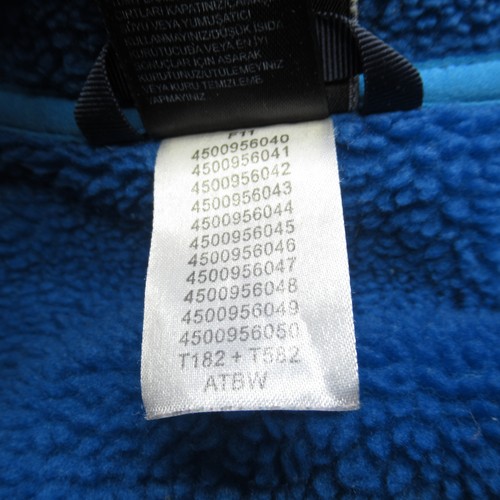 North Face Jacket Boys XL Royal Blue Heavyweight Pockets Fleece Full Zip Outdoor - Picture 8 of 14