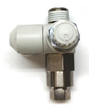 SMC Flow Control and Pilot Check Valve Elbow Fitting ASP330F-01-06S NOS