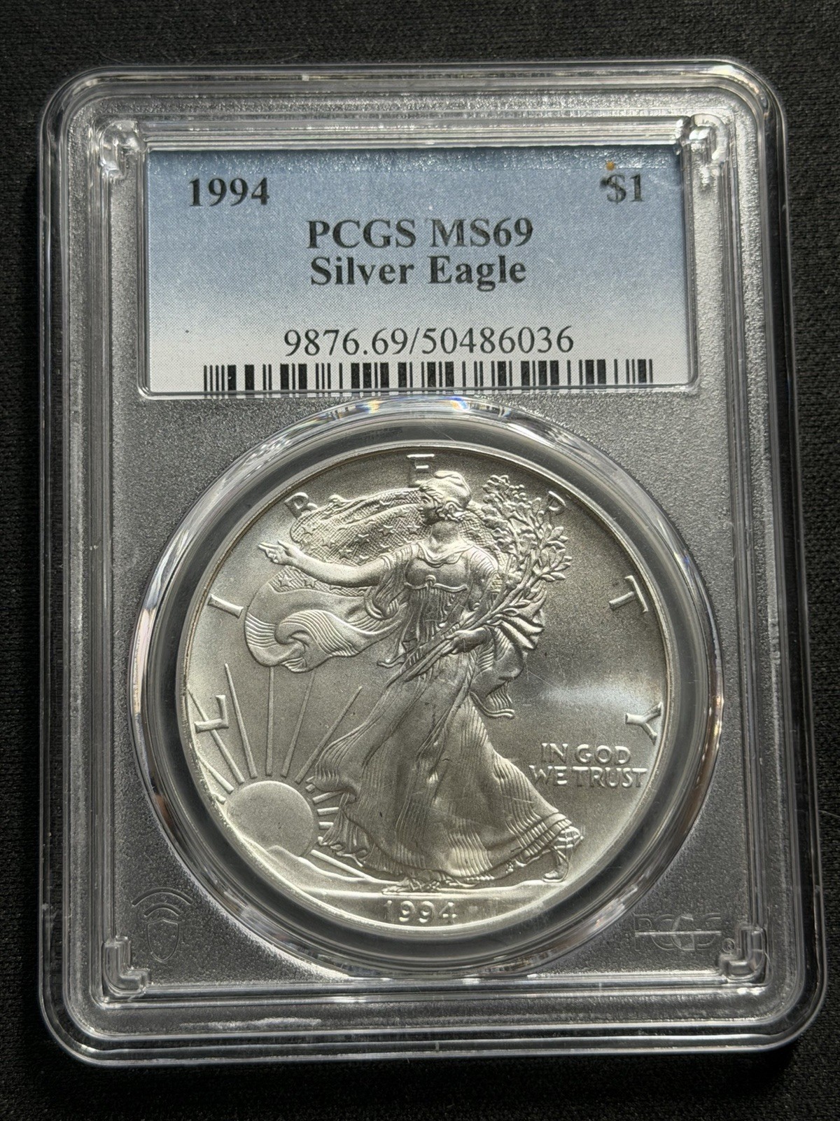 1994 American Silver Eagle PCGS MS69 1 Oz 1oz ounce .999 Fine Silver BETTER DATE