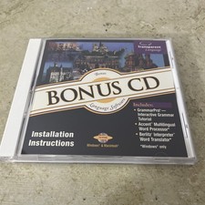 Transparent Language Bonus CD CD-Rom Software