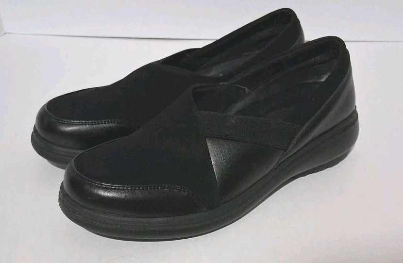 Easy Street Purpose Womens Slip On E US Navy