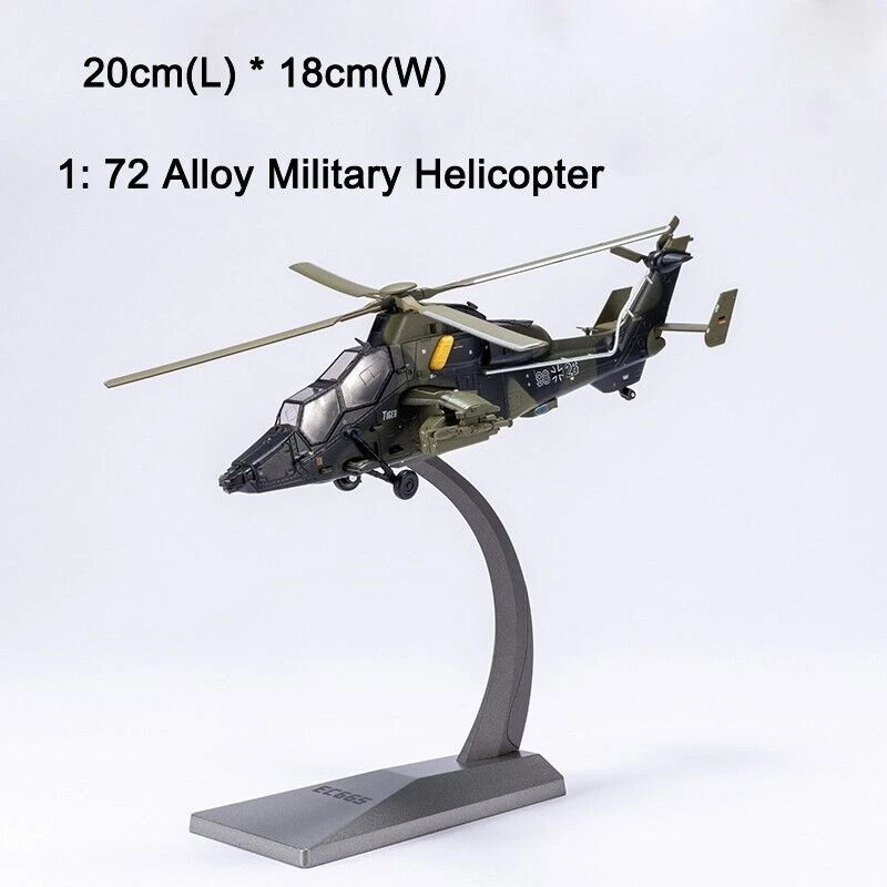 Modello Militare Die-Cast 1:72 Eurocopter Tiger EC-665 Elicottero d'Attacco Gift - Immagine 2 di 4