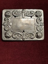 Vintage Scottish kilt Buckle Zoomorphic Design