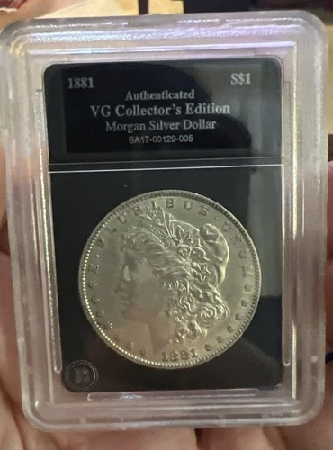 1881 Morgan Silver Dollar VG