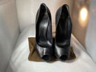 Gucci Black Open Toe High Heels — photo 4