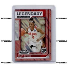2025 Panini Ohio State NIL - Red Holo #42 Kelsey Mitchell /50