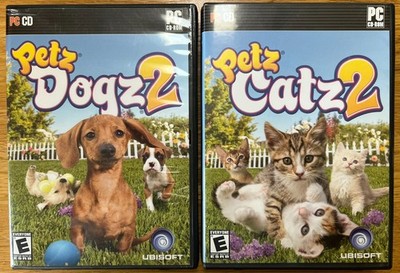 Petz~DOGZ2 & CATZ2~Software PC CD-ROM Computer Games in Box 2007 Ubisoft~Dog/Cat
