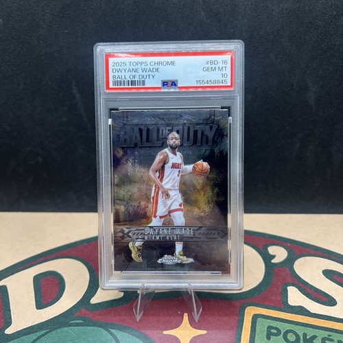 DWYANE WADE 2025-26 Topps Chrome Ball of Duty PSA 10