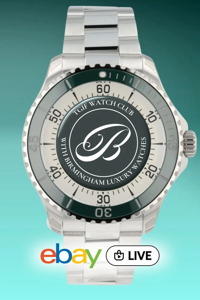 35+ Luxury Watches Live Auctions Starting at $1 No Reserve!