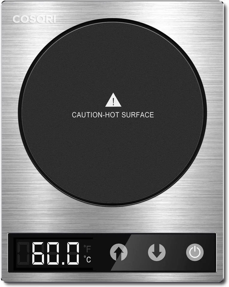 Elegante calentador de tazas con energía eléctrica con cable - regalo perfecto para los amantes del café Foto 3 de 4