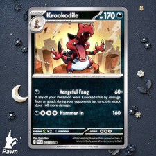 Krookodile Reverse Holo 66/94 Phantasmal Flames Pokemon TCG Card Art Ryuta Fuse