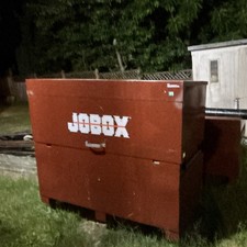 JOBOX Lockable  Storage Chest Pair of Crescent Heavy Duty  - 60in & 48in (As-Is)