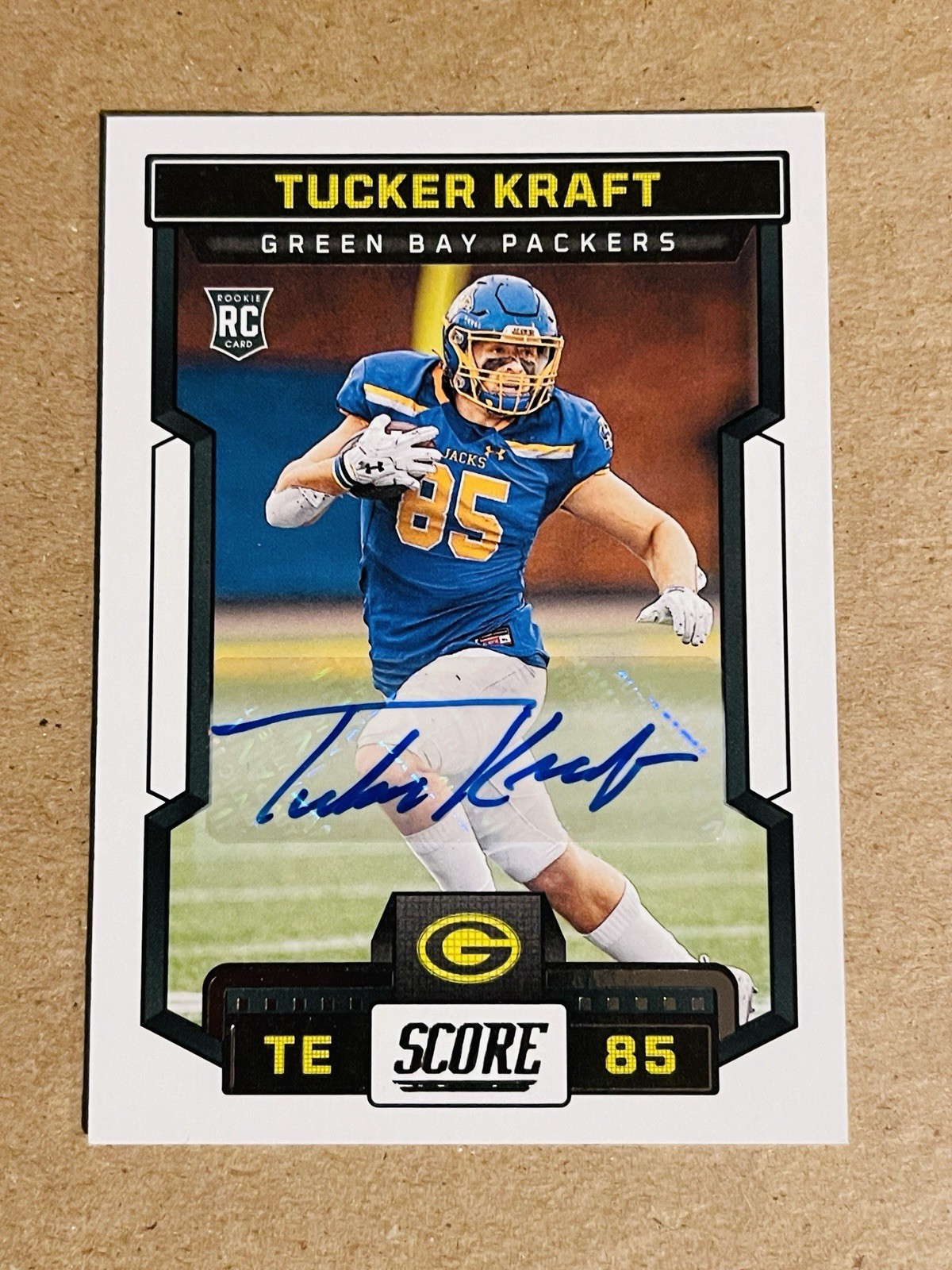 Tucker Kraft 2023 Score Autograph Auto Rookie RC #341
