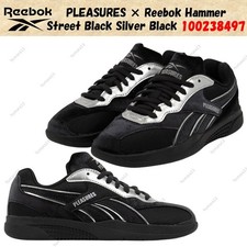 PLEASURES × Reebok Hammer Street Negro Plata Negro 100238497 Talla Hombre