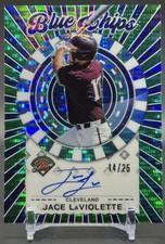 2025 Panini Prospect Edition Jace Laviolette Blue Chips Green Pulsar Auto /25