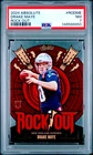 2024 Panini Absolute - Rock Out Drake Maye #RO-DME (RC). Near Mint. PSA 7