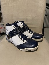 Nike Zoom LeBron 5 White Midnight Navy for Sale | Authenticity