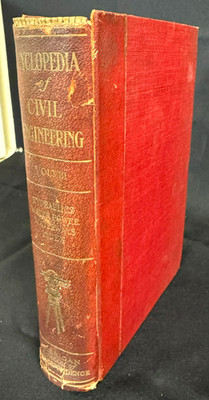 Cyclopedia of Civil Engineering Vol 8 Hydraulics, Water Power, Index HC 1908