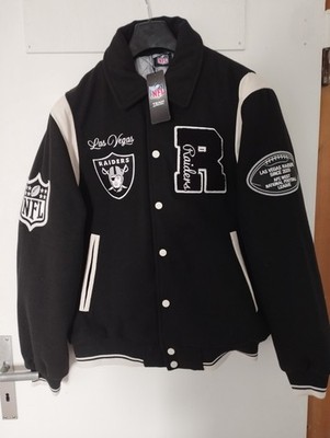 NFL Las Vegas Raiders Original Vintage College Jacke Größe M Neu Merch Schwarz