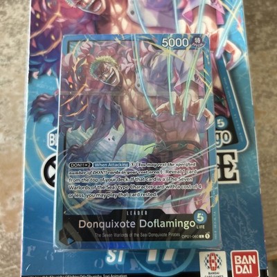 one piece card game st 17 Starter Deck 17: BLUE Donquixote Doflamingo Display [ST-17] and a Premium Booster SEALED One Piece ST17 Starter