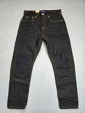 SCOTCH & SODA AMSTERDAM DEAN LOOSE TAPERED FIT DEEP RAY INDIGO MEN'S JEANS 31/32