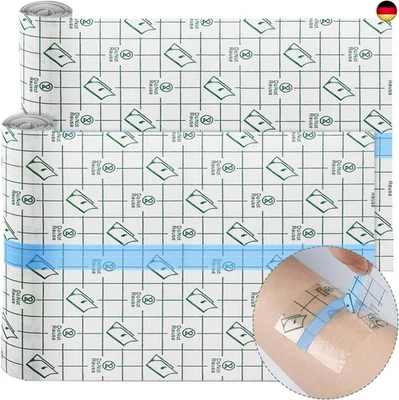 VIEXPAND 2 Stück Duschpflaster Wasserfest Pflaster Groß Rolle,Wasserdicht Transparent B