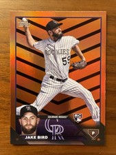 2023 Topps Update Series - Jake Bird #US162 Orange & Black Foil (RC)