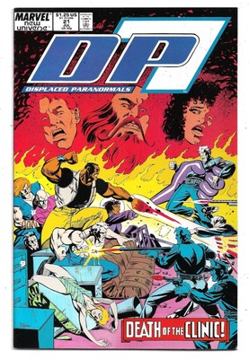D.P.7 #21 DP7 New Universe FN/VFN (1988) Marvel Comics