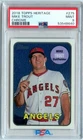 2018 Topps Heritage #275 Mike Trout Chrome Variation #/999 Angels PSA 9 MINT