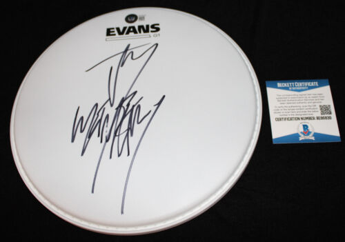 Jay Weinber signed EVANS drumhead, Slipknot, Beckett BAS - Picture 1 of 4