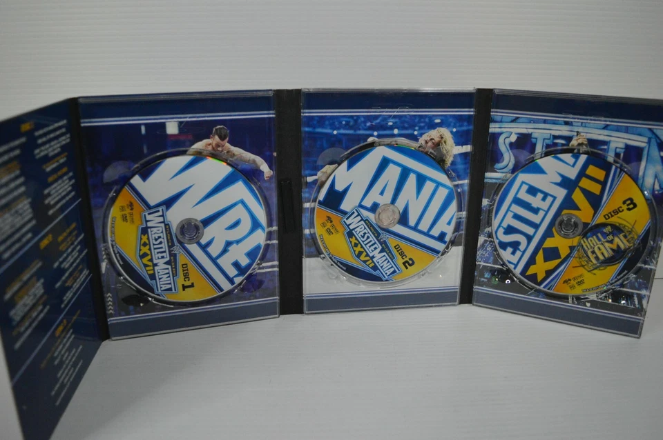 WWE: Wrestlemania XXVII / 27 ( 3 Disc DVD, 2011) - NTSC 1 - VGC - Free Postage - Image 3 of 3