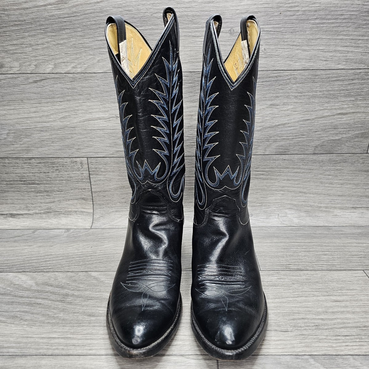 Olsen Stelzer Embroidered Western Boots Size 8.5B Made In  display picture 1