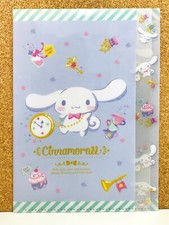 Sanrio Cinnamoroll Die Cut Clear File Folder 5 Index Fairy tale Japan Anime