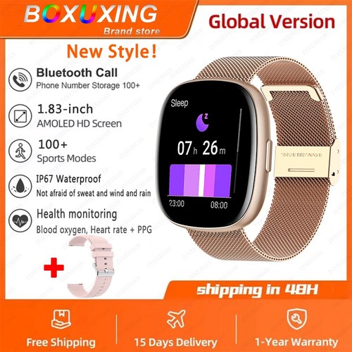 For Xiaomi Global Version Bluetooth Call Smart Watch Women HD Display Heart Rate - Picture 30 of 30