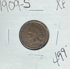 1909-S INDIAN HEAD CENT~ XF ~NICE KEY DATE COIN~