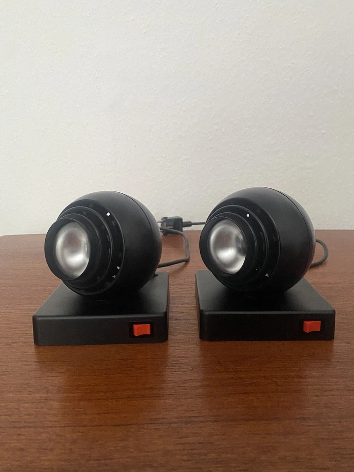 Lampe Space Age 70er Jahre Osram 2 Stk Concentra Agilo Schlagheck Schultes - Bild 2 von 4