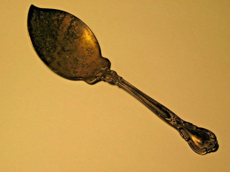 Antigua ancla de león de plata de ley G pat. Cuchara servidor gelatina Gorham 95 38,2 gr Foto 3 de 4