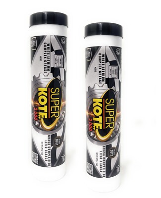 Cartridge for Grease Gun Superkote 2000/ Lithium Complex White EP 14 oz. 2 Pack.