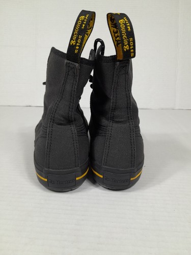 Dr. Martens Winsted schwarz Canvas 8 Augen Schnürstiefel Herren Größe 6 Damen Größe 7 selten - Bild 5 von 12