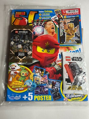 5! Magazin mit Lego Starwars Ninjago 2x Booster C3PO Limited Sammelkarten Sealed